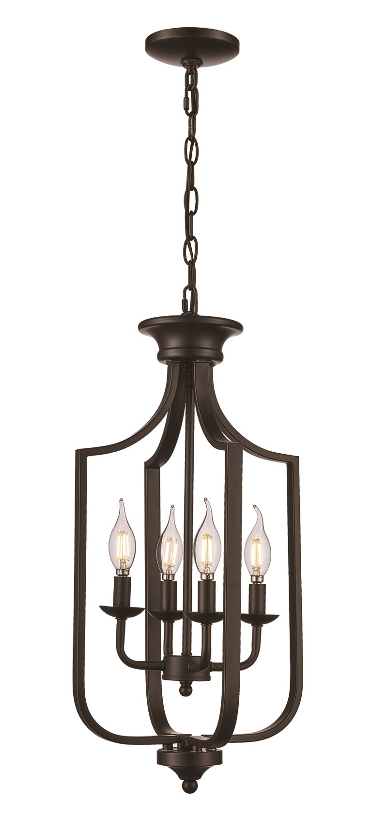 4LT FOYER PENDANT JAX SML-MB